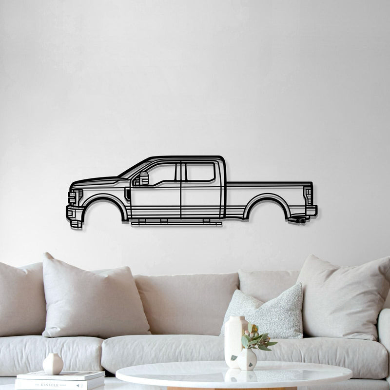 2017 F-250 Super Duty 4th Gen Metal Car Wall Art - MT0591