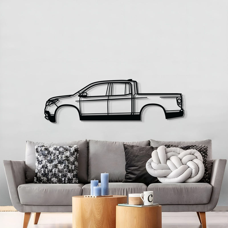 2017 Ridgeline 2nd Gen Metal Car Wall Art - MT0601