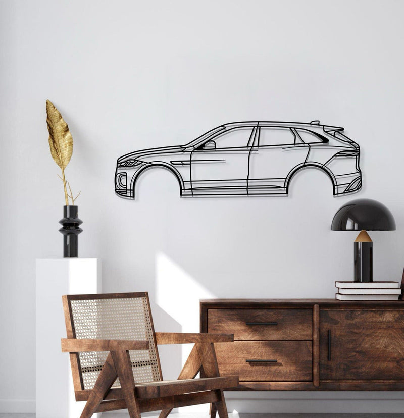 2017 F-Pace 1st Gen Metal Car Wall Art - MT0595