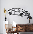 2017 Impreza WRX STI Perspective Metal Car Wall Art - MT1289
