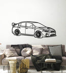 2017 Impreza WRX STI Perspective Metal Car Wall Art - MT1289