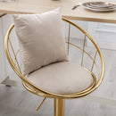 Unique Design Bar Chair, 360 Degree Rotation, Adjustable Height, Suitable For Dining Room And Bar by HouseOfZazla