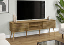 72-Inch Walnut TV Stand - Media Entertainment Center by HouseOfZazla