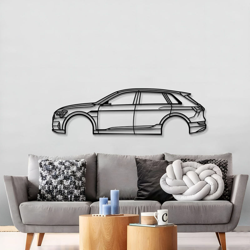 2019 e-tron 1st Gen Metal Car Wall Art - MT0656