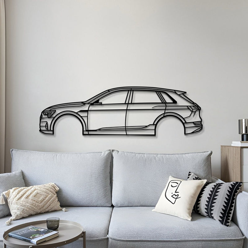 2019 e-tron 1st Gen Metal Car Wall Art - MT0656