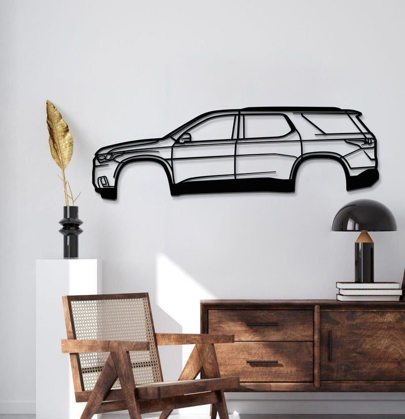 2018 Traverse 2nd Gen Metal Car Wall Art - MT0633