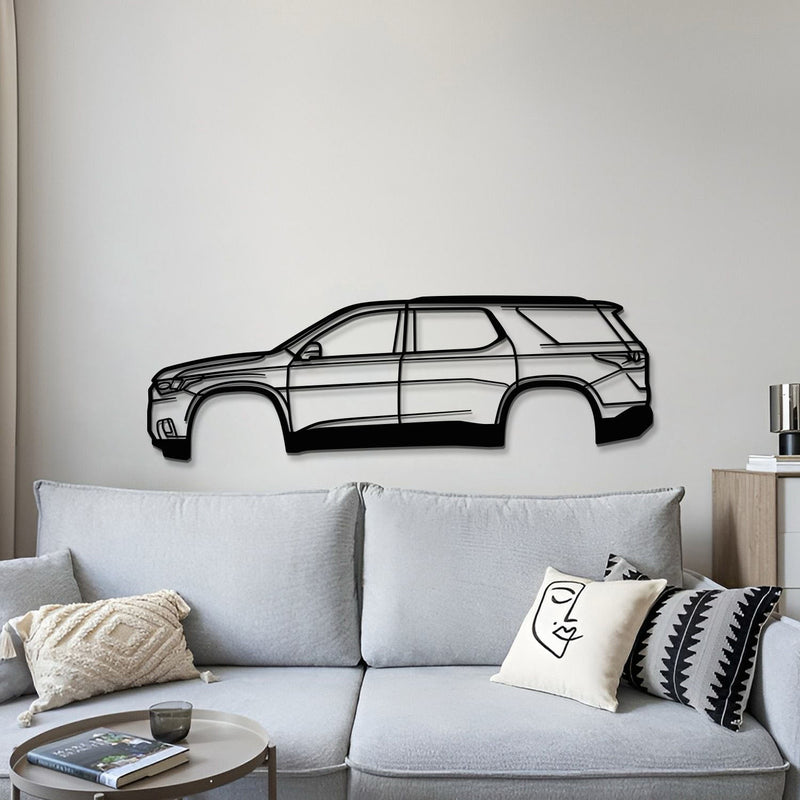 2018 Traverse 2nd Gen Metal Car Wall Art - MT0633