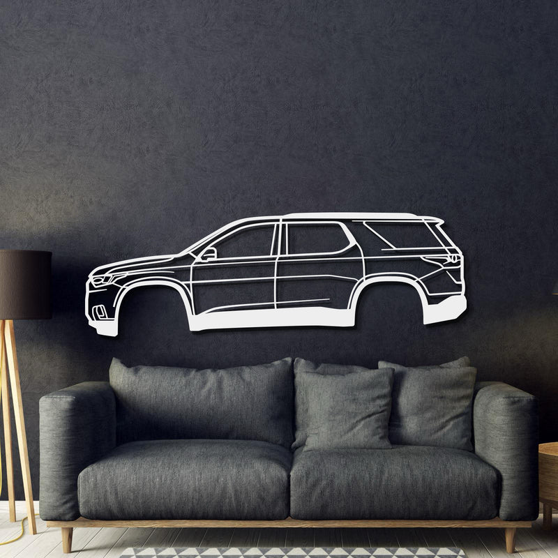 2018 Traverse 2nd Gen Metal Car Wall Art - MT0633