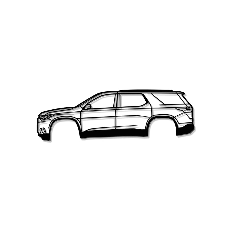 2018 Traverse 2nd Gen Metal Car Wall Art - MT0633