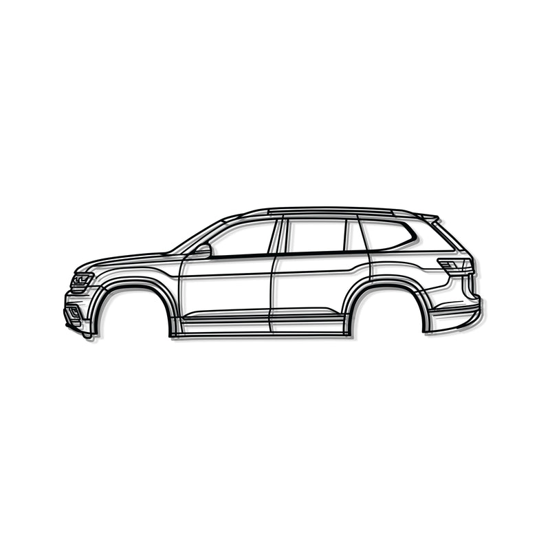 2018 Atlas 1st gen (CA1) Metal Car Wall Art - MT0612