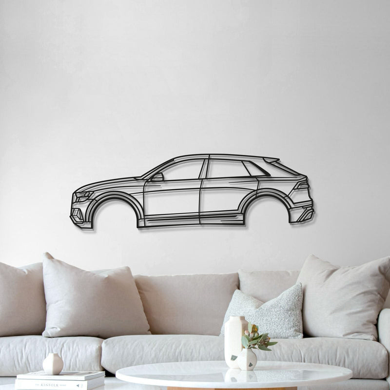 2019 Q8 1st Gen Metal Car Wall Art - MT0674