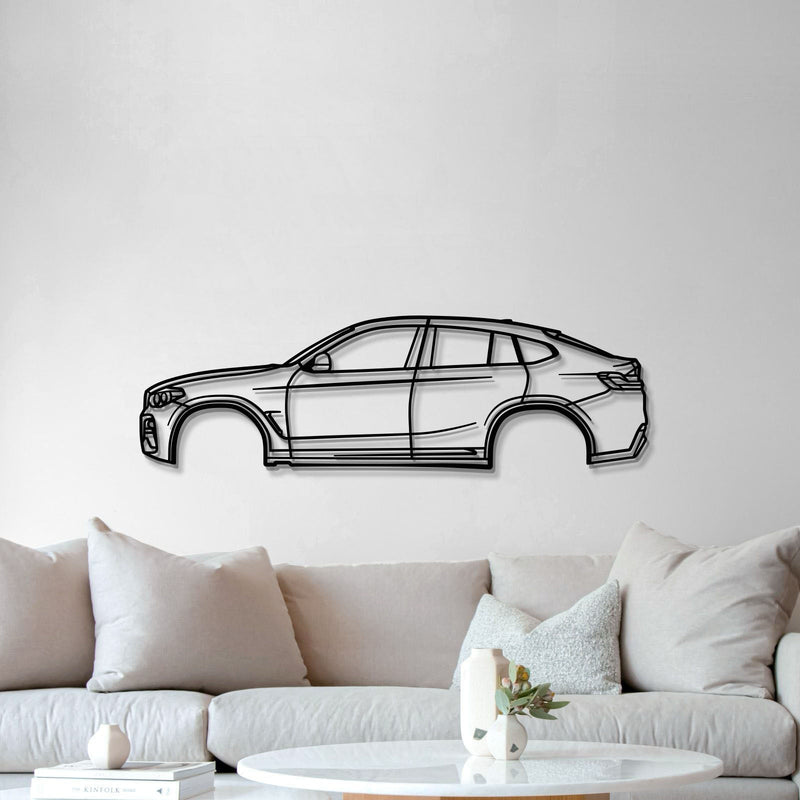 2019 X4 G02 2nd Gen Metal Car Wall Art - MT0685