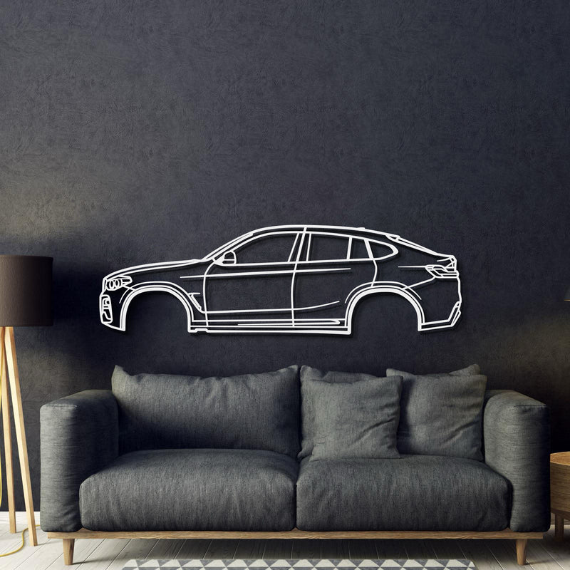 2019 X4 G02 2nd Gen Metal Car Wall Art - MT0685