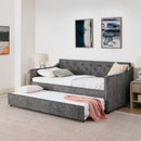 Daybed With Pop Up Trundle And USB Charging Armrest