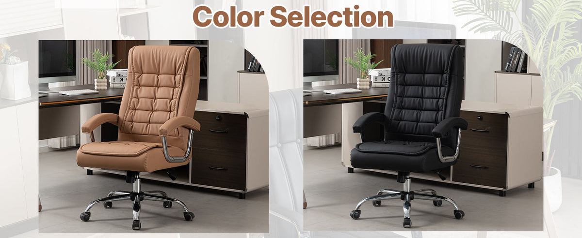 Executive Office Chair - High Back PU Leather Ergonomic Design, photo 7 of 10