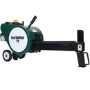 Double Flywheel Electric Log Splitter 7 Ton Portable Firewood Machine Steel - Black by HouseOfZazla