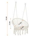 Macrame Hammock Chair – Indoor/Outdoor Comfort