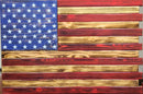 Large American Flag Gun Concealment Case with 2 Compartments