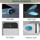 Modern Smart Toilet with Bidet Seat Built-In by HouseOfZazla