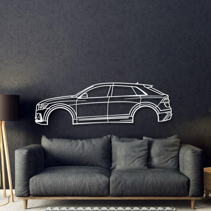 2020 RS Q8 1st Gen Metal Car Wall Art - MT0719