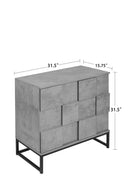 2 Door Cabinet, for bedroom, cement grey, for living room, bed room