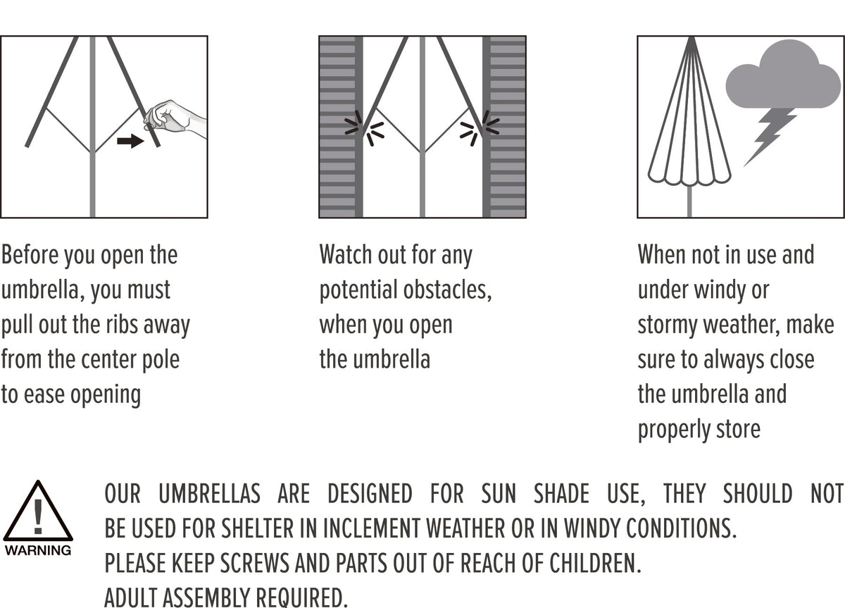 10 x 6.5ft Rectangular Patio Umbrella, photo 5 of 5