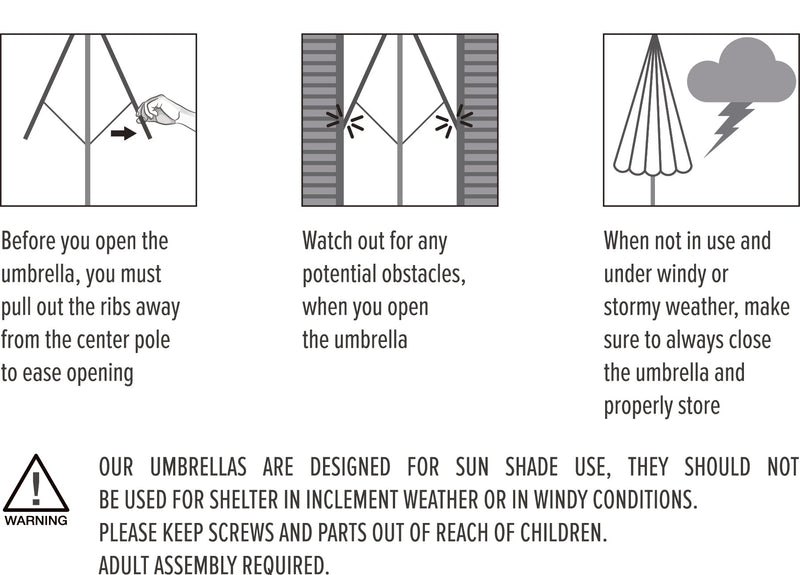 10 x 6.5ft Rectangular Patio Umbrella, photo 5 of 5