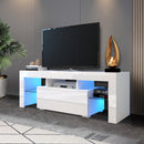 Entertainment TV Stand with LED Light