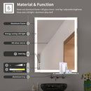 30x36 Inch LED Bathroom Vanity Mirror