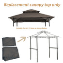 8x5Ft Grill Gazebo Replacement Canopy