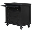 U_STYLE 27.6'' Painted Nightstand with Pull-Out Tray