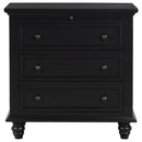 U_STYLE 27.6'' Painted Nightstand with Pull-Out Tray