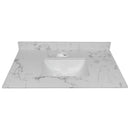 Montary 37-Inch Bathroom Vanity Top in Stone Carrara