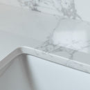 Montary 37-Inch Bathroom Vanity Top in Stone Carrara