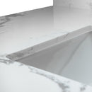 Montary 37-Inch Bathroom Vanity Top in Stone Carrara