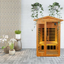 Outdoor Sauna Room's Front Wall Replacement Glass