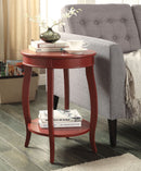 Aberta Side Table in Red