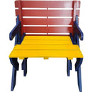 KID'S MULTI-FUNCTIONAL ARM CHAIR,TABLE+ 2 BENCHES (All-in-one)