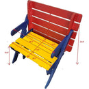KID'S MULTI-FUNCTIONAL ARM CHAIR,TABLE+ 2 BENCHES (All-in-one)