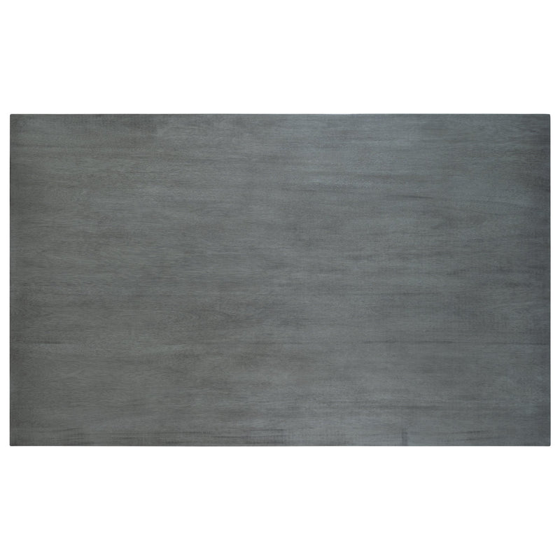 6 Piece Wooden Dining Table set, Kitchen Table set with 4 Chairs and Bench, Farmhouse Rustic Style,Gray