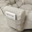 Adjustable Lounge Chair with 360 Degree Rotation
