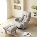 Adjustable Lounge Chair with 360 Degree Rotation