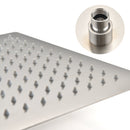 Ceiling Mounted Shower System Combo Set with Handheld and 16" Shower Head