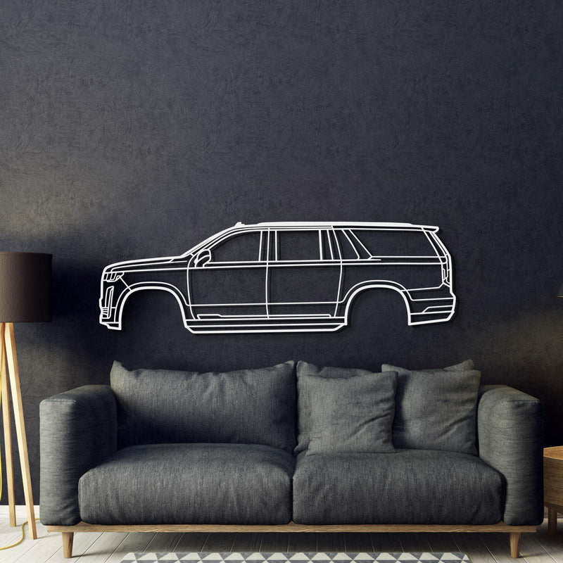 2021 Escalade ESV 5th Gen Metal Car Wall Art - MT0747