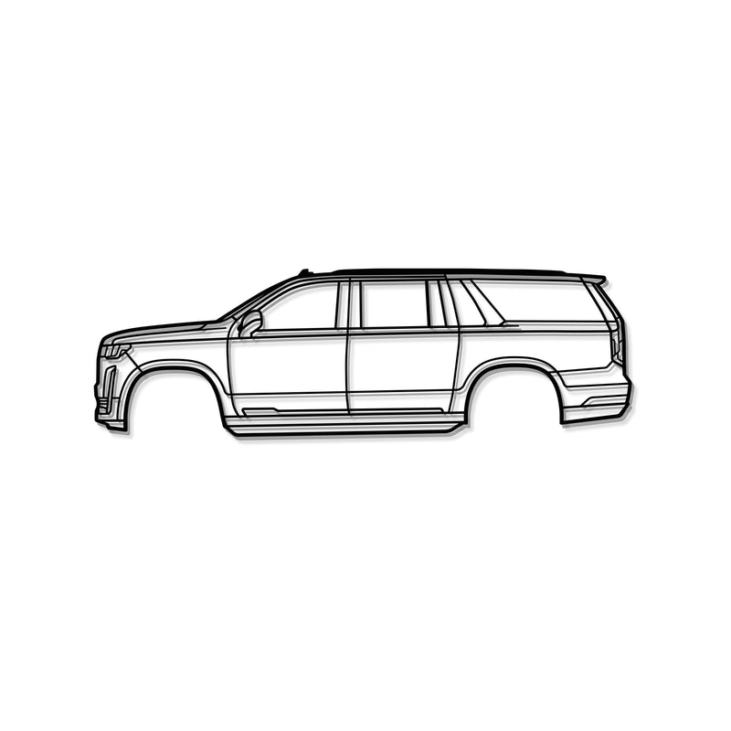 2021 Escalade ESV 5th Gen Metal Car Wall Art - MT0747