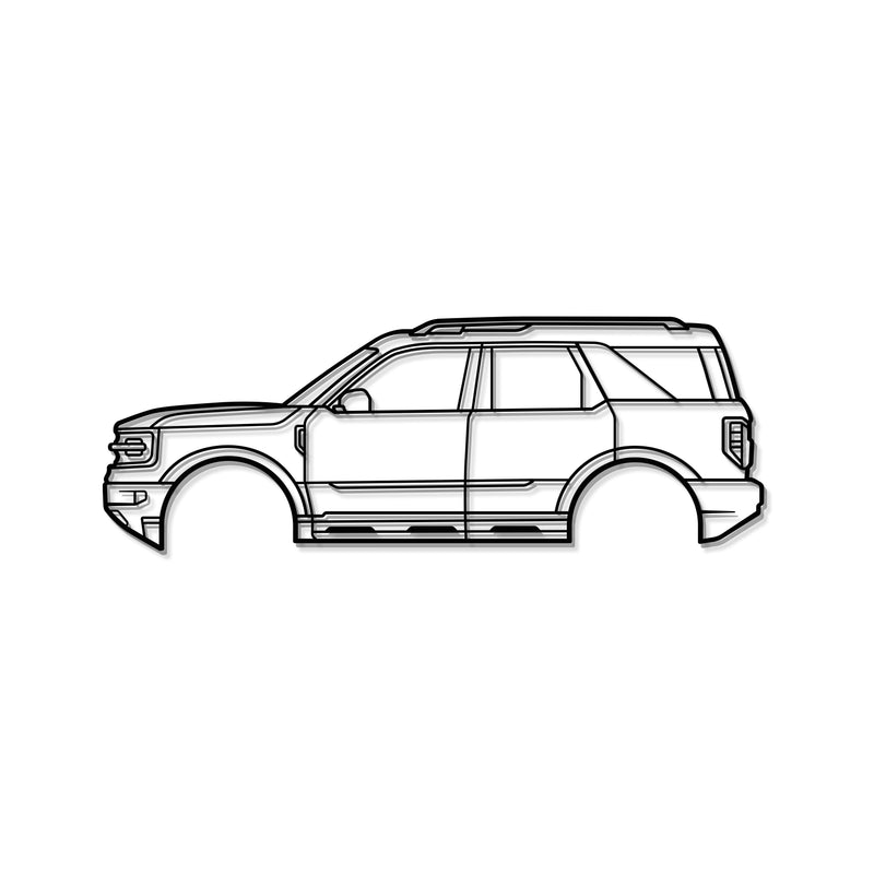 2021 Bronco Sport 1st Gen Metal Car Wall Art - MT0743
