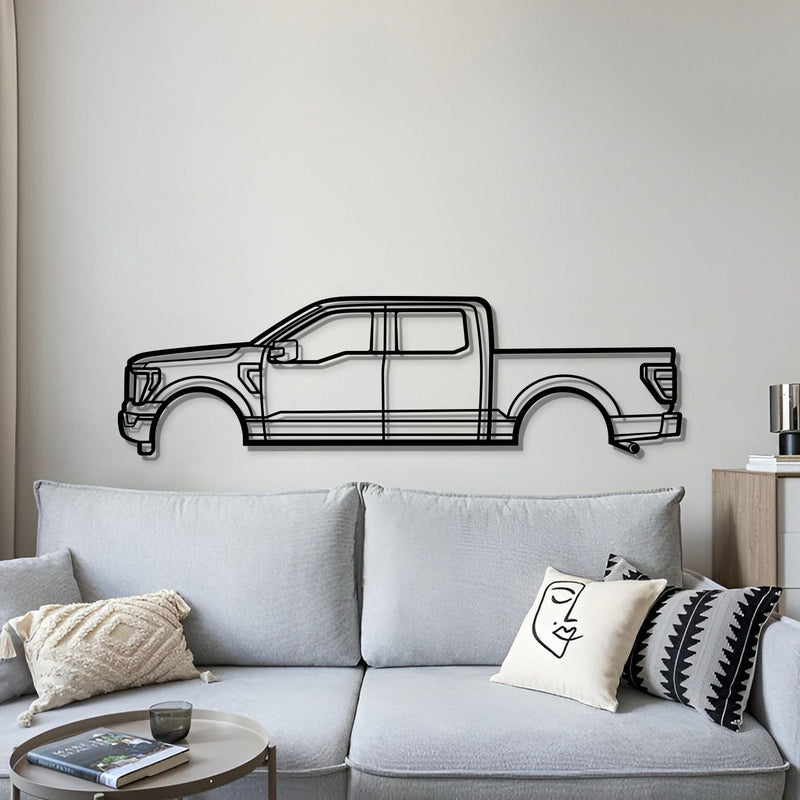 2021 F-150 14th Gen Metal Car Wall Art - MT0748