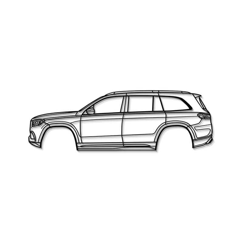 2021 Maybach GLS X167 (3rd Gen) Metal Car Wall Art - MT0756