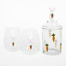 3D Easter Bunny Jar & Wine Glass Collection