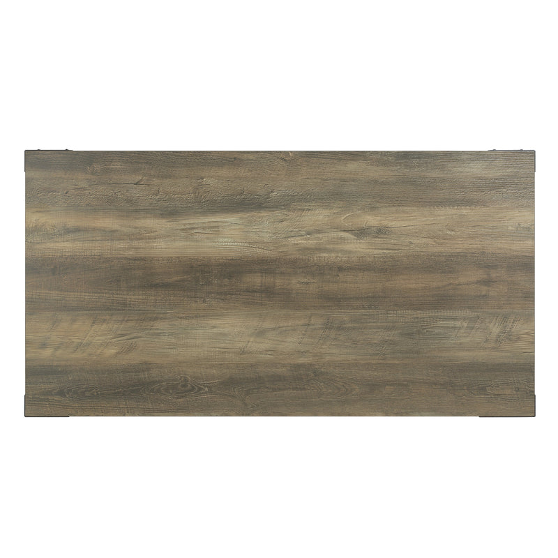 Abiram Coffee Table in Rustic Oak Finish